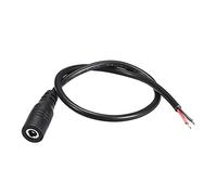 Sourcingmap, 2 connettori femmina a treccia da 4,0 mm x 1,7 mm, 3 A, 22 AWG, 30 cm
