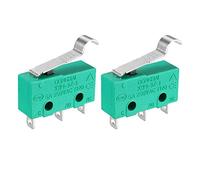 Sourcingmap - 2 micro interruttori a leva, KW4-3Z-3, 5A/250VAC, tipo R-Lever