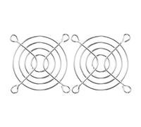 sourcingmap 2 Pezzi Filo Metallico Salvadita Proteggere Griglia per 60mm PC Ventola Di Raffreddamento