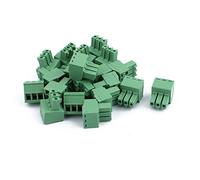 sourcingmap 20pcs 300V KF2EDGK passo 3,5mm 3 perni per circuito stampato terminale vite connettore blocco