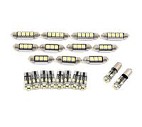 sourcingmap 21x Canbus auto bianco luce LED Kit interni