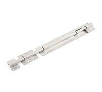 Sourcingmap® 30,5 cm di lunghezza in acciaio INOX serratura per porta scorrevole blocca barile bullone