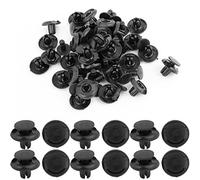 sourcingmap 30 x Rivetti Paraurti Pin Clip 7.5 mm