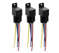 sourcingmap 3pcs JD-2912 5 Pin DC 48V 40A Universale Auto Fusibile Relè Interruttori di Alimentazione