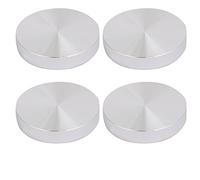 Sourcingmap 4 pezzi 50 mm Dia 10 mm filo M8 spessore disco alluminio hardware tavolo vetro
