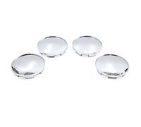 Sourcingmap 4PZ tonalità Argento 68 mm Diametro 6 Alette Auto Pneumatico Ruota Centro Coprimozzo Copertura Protector