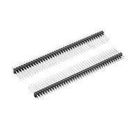 Sourcingmap - 5 connettori dritti a doppia fila, passo 2,54 mm, lunghezza 40 pin, lunghezza 20 mm