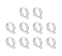 Sourcingmap - 5 fascette stringitubo a molla per carburante/silicone, 40 mm, a bassa pressione, per tubo dell'acqua, per tubi dell'olio automobilistico, colore argento