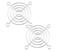 sourcingmap 50mm ventola PC Griglia Di Protezione Metallo Salvadita 2 Pezzi