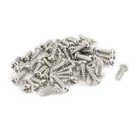 Sourcingmap® 50PCS m2,5 x 8 mm in acciaio INOX Phillips testa rotonda viti autofilettanti