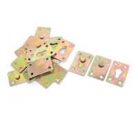 sourcingmap® 52mm x 34mm metallo cerniera a comparsa divano mobili letto 12 set