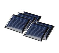 Sourcingmap® 5PCS 2 V 60 mA mini Poly Solar Cell panel Module DIY for phone Light Toys caricabatterie 30 mm x 36 mm