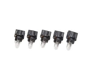 Sourcingmap 5PCS t5-v2 ambra LED indicatore cruscotto segnale lampadine per auto interno