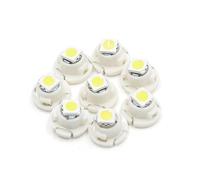 Sourcingmap, 8 lampadine bianche 5050 per auto, T4.7, a LED, cuneo, per cruscotto, interni