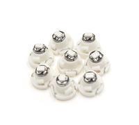 sourcingmap® 8pz T4.2 verde 3020 LED sul pannello del cruscotto lampadina luce per interni auto