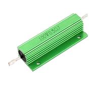 Sourcingmap A12050500UX0003 100 W 0.5 Ohm alluminio Shell Chassis montaggio Wirewound resistore - colori assortiti