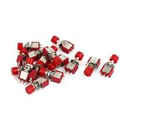 sourcingmap AC 120V 5A/ AC 250V 2A 2 posizioni momentaneo SPDT mini interruttore a pulsante 15pcs