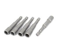 Sourcingmap, adattatore per dadi esagonali da 1/4", 7 mm, 5 pezzi, non magnetico