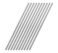 Sourcingmap, asta rotonda in acciaio inox 304, 5 mm x 300 mm, per fai da te, 10 pezzi