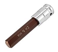 Sourcingmap, attacco da 1/2" x H14 (14 mm) con punta esagonale, punte in acciaio S2, bussole CR-V 4"