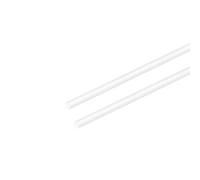 Sourcingmap - Barra quadrata in plastica ABS, lunghezza 25,4 cm, lunghezza 50,8 cm, per modellismo architettonico fai da te, colore: Bianco, 3mmÃ-10" 2pcs