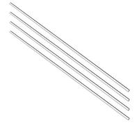 Sourcingmap - Bastone in acrilico rotondo, diametro 2 mm, lunghezza 20,3 cm, trasparente, solido plxi, plastica, lucite, PMMA, 4 pezzi