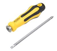 sourcingmap Cacciavite a lunghezza regolabile 2 in 1 #2 (PH2) Phillips 6,3 mm con intaglio magnetico a doppia estremità