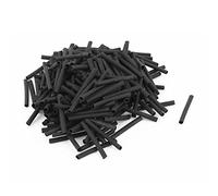 sourcingmap Cavo custodia per carta 2 mm dia 30 mm long tubi termorestringenti 280 pezzi nero
