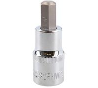 Sourcingmap - Chiave a brugola esagonale, 10 mm, attacco maschio 1/2", lunghezza 55 mm, punta rinforzata