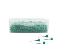 Sourcingmap - Confezione da 500 puntine con mappa da 1/8 pollici, punta a testa rotonda, in sughero, per appendere foto a casa e ufficio Verde