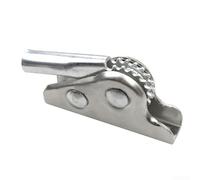 Sourcingmap - Connettore a leva modificabile, con 5 cerniere a cricchetto, 180, in ferro zincato, per armadietti, conversione da letto a divano, 47 x 90 mm, colore: argento