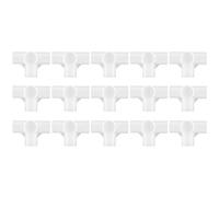 Sourcingmap - Connettori per scarpiera, diametro interno 16 mm, per riparazione armadio assemblato a 4 vie, parti di ricambio, 15 pezzi