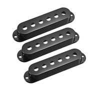 Sourcingmap - Copertura in plastica per pickup singola bobina per Stratocaster Squier, colore nero, 52 mm, 3 pezzi