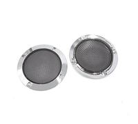 Sourcingmap - Copertura in rete per subwoofer audio per auto, 10,2 cm, cromata, 2 pezzi