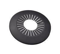 Sourcingmap, copertura per tubi, 60 mm-78 mm, in PP per radiatore e tubo, colore nero, 4 pezzi