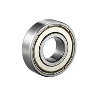 Sourcingmap - cuscinetto a sfera con scanalatura profonda 6002Z double Shield, 15 mm x 32 mm x 9 mm cuscinetti in acciaio cromato, pezzo