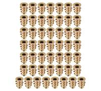 Sourcingmap, dadi filettati in lega di zinco esagonale, filettatura interna M4, lunghezza 10 mm, 50 pezzi