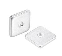 Sourcingmap, dadi quadrati, M8 x 30 x 5 mm, zincati, kit di 10 pezzi