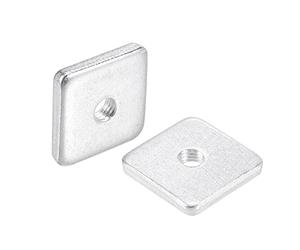 Sourcingmap, dadi quadrati, M8 x 30 x 5 mm, zincati, kit di 10 pezzi