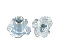 Sourcingmap, dado a T 1/4"-20 a 4 punte, per gambe da tavolo, arrampicata, pareti in legno, per armadietti, 20 pezzi