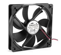 sourcingmap DC 12V 0.18A 120x120x25mm 7 alette dello scambiatore calore liquido raffreddamento ventilatore per alimentazione liquido raffreddamento