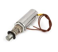 sourcingmap DC 12V caricato a molla 0mm 1Kg forza di estremità di Movimento lineare elettromagnete del solenoide