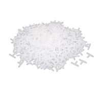 Sourcingmap Distanziatori per piastrelle a T, in plastica, 3 mm, colore bianco, 1000 pezzi