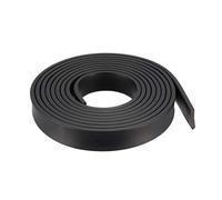 Sourcingmap - Guarnizione in gomma rettangolare solida, larghezza 25 mm, spessore 5 mm, lunghezza 3 metri, colore nero