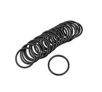 Sourcingmap - Guarnizione rotonda in gomma nitrilica, larghezza 2,5 mm, 25 pezzi, 33x28x2.5mm