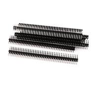 Sourcingmap Header strip con 40 pin maschio 2,54 mm a doppia fila, ad angolo retto, 10 pezzi