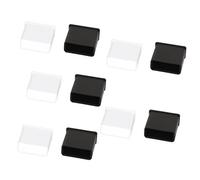 sourcingmap In USB A maschio anti-polvere tappo per 10 pezzi Colore nero e trasparente