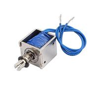 sourcingmap JF-0826B DC 12V 2A 20N spingere Tirare di tipo ice aperta, solenoide magnete elettromagnete