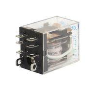 sourcingmap JQX-13F DC 12V bobina 8 perno DPDT verde LED indicatore potenza ripetitore 5A 240VAC 28VDC