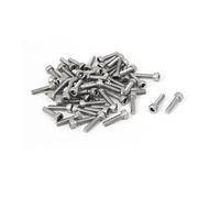 Sourcingmap® m2,5 x 10 mm filettatura vite a brugola in acciaio INOX 304 DIN912 55PCS